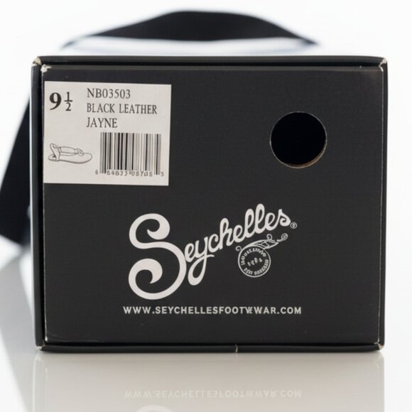 Seychelles Jayne Women's Black Used Leather Rose Strap Sandals 9.5 - Picture 4 of 13